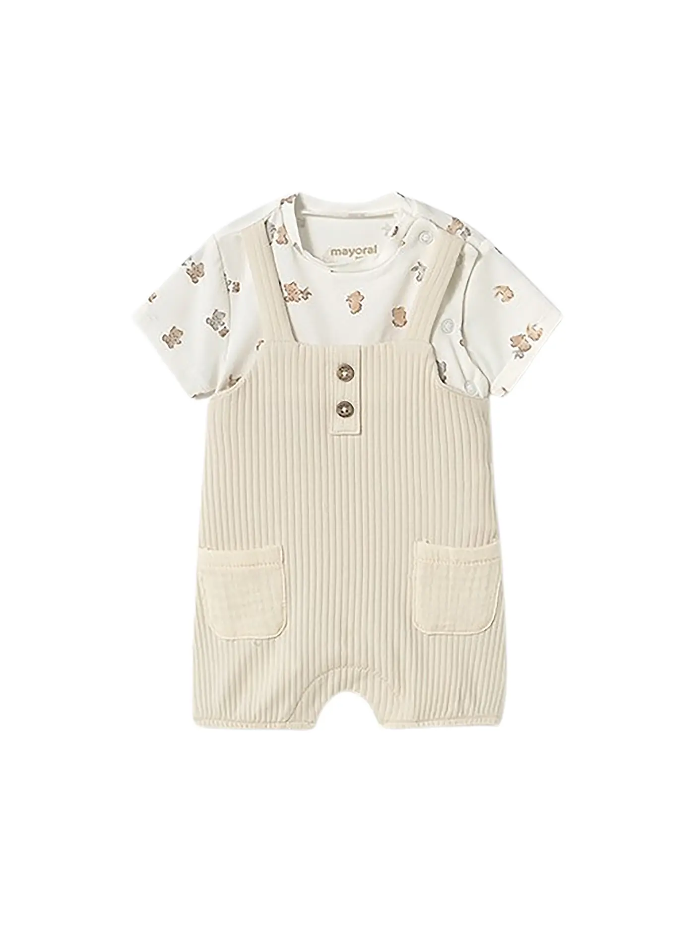 MAYORAL | Baby Set 2-teilig T-Shirt und Latzhose | 